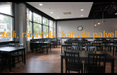 Ravintola Buffet asiakaspaikkoja